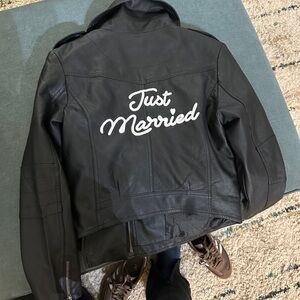 Just Married Leather Jacket